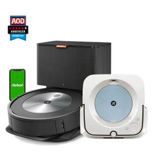 Roomba® j7+ & Braava jet® m6 hvid/blå Bundle