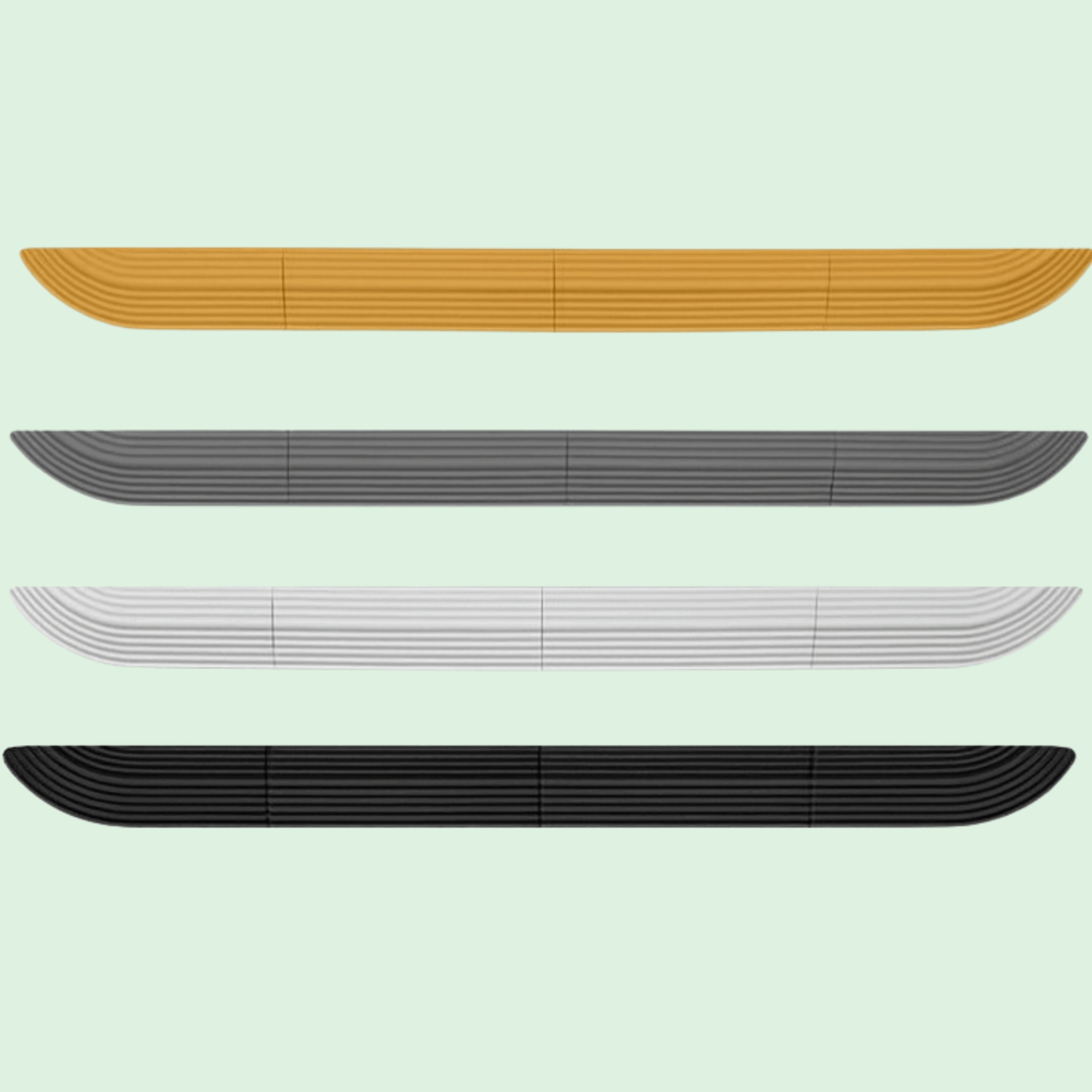 Dørtrinsramper (Antal/Farve) - Til robotstøvsugere - Hvid / 2 stk. (til 1 dørtrin)