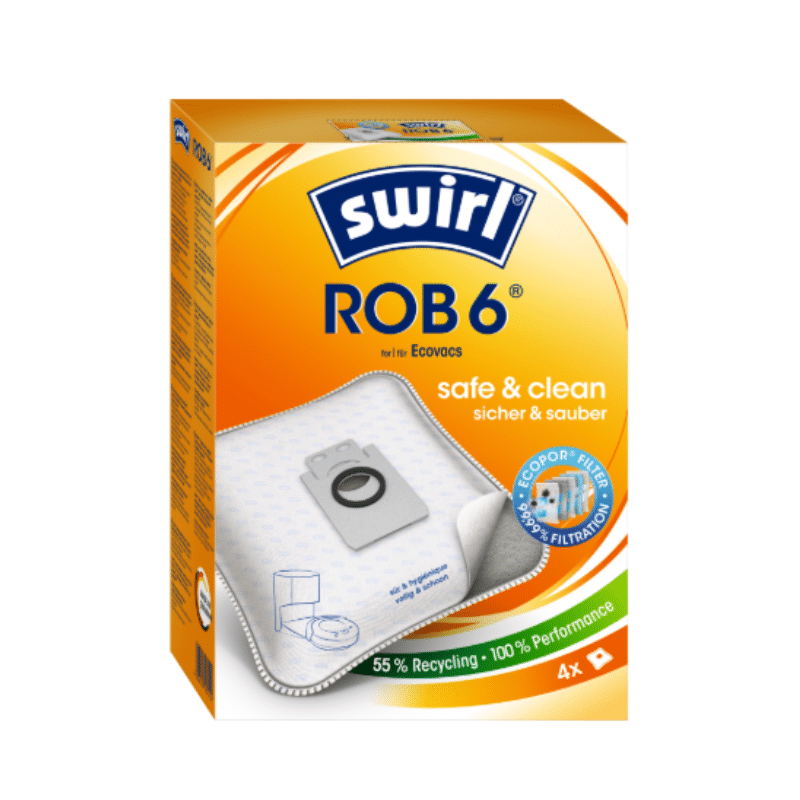 Støvsugerposer til Ecovacs- 4 stk.