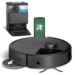 iRobot Robotstøvsuger Roomba Plus 505 Combo-robot + AutoWash™-dock - Sort